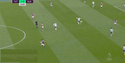 英超贝尔破门孙兴慜点射绝杀,半场热刺1-0埃弗顿