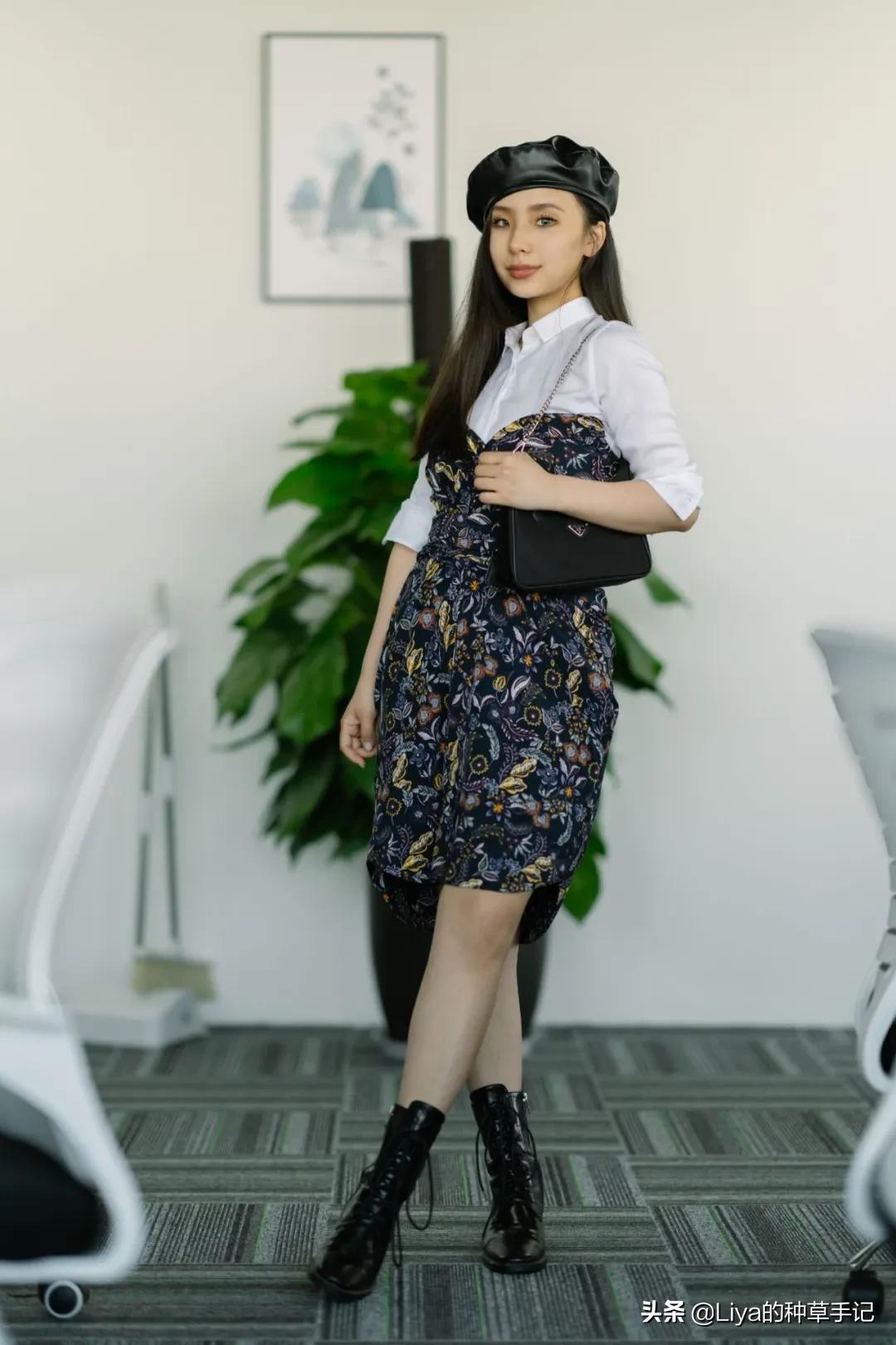 高级旧衣服穿搭技巧,又土又潮的花纹衣服