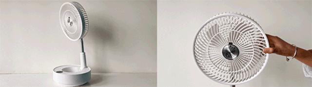 多功能可折叠可伸缩风扇,空气循环加湿落地风扇