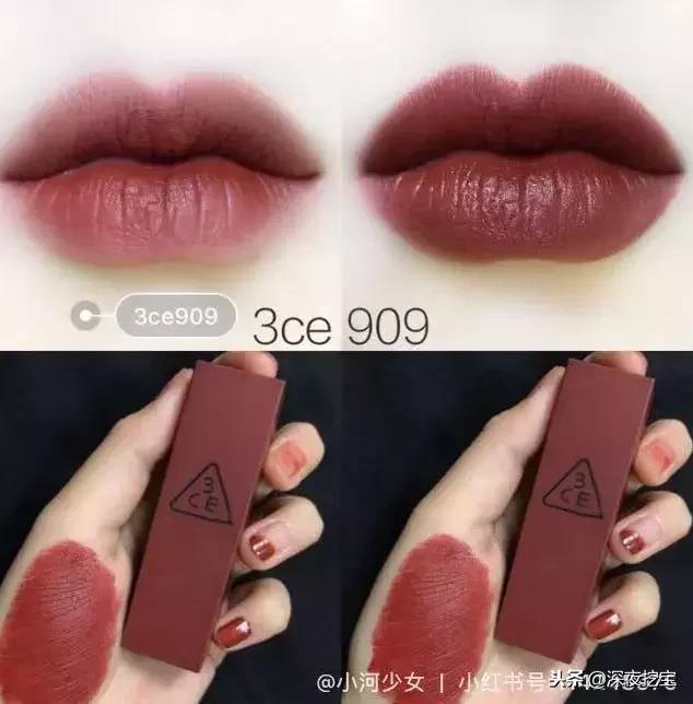 美妆3ce口红最火的几个色,韩妆口红3ce