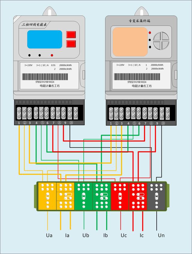 电压互感器电流互感器电度表接线,电流互感器与电度表的接线方法