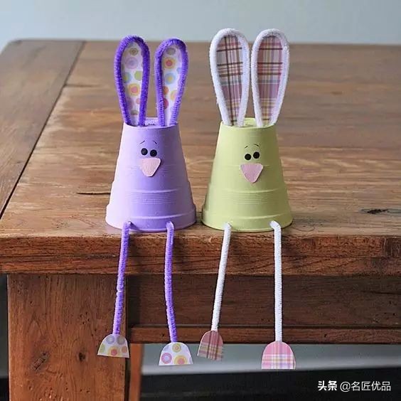 用两个纸杯手工制作纸杯娃娃,纸杯手工制作大全幼儿园手工