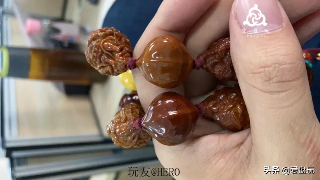 小金刚三个月盘玩包浆,小金刚手串盘玩后期效果