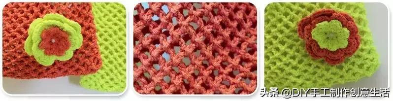 钩针编织收纳包,钩针编织一个简单的收纳篮放钥匙