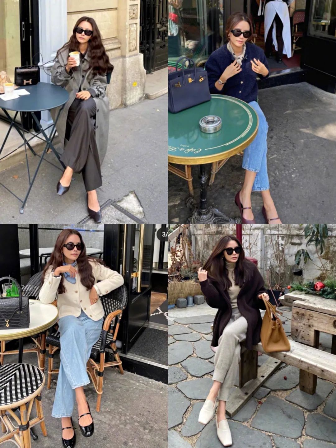 韩国很火的穿搭博主,韩国时尚女装大衣