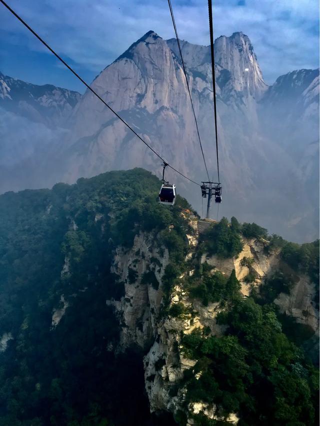华山自驾最惊险的道路,华山最惊险的公路