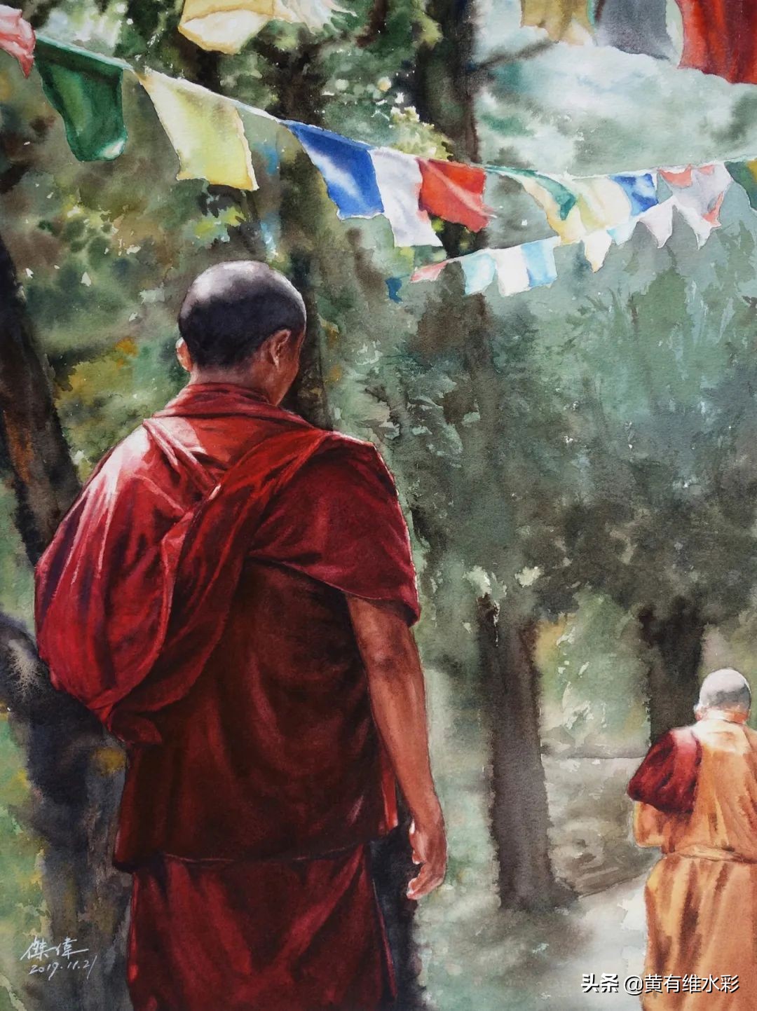 一个理工男的避坑指南,水彩入坑第一天