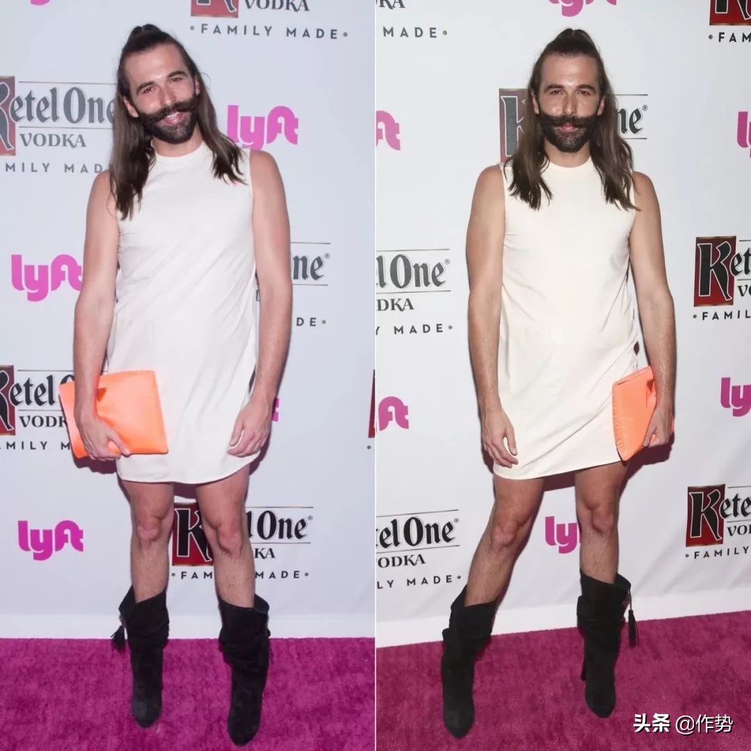 这位大胡子男人，穿起裙子来竟然比女生和还要合适？！