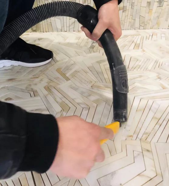 马赛克水刀拼花地面,天津地面马赛克水刀拼花