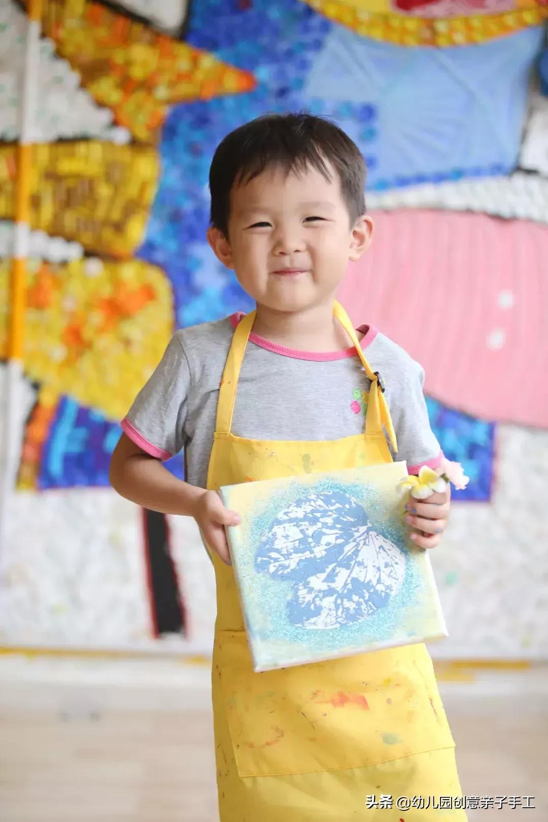 小班美工塑料袋拓印画教案,植物拓印创意教程视频