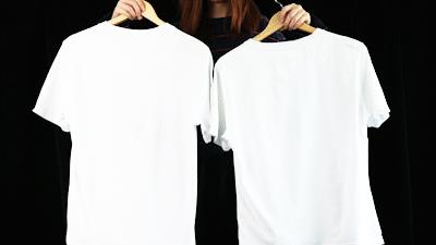 优衣库跟zara的短袖对比,优衣库中长款t恤白色速干