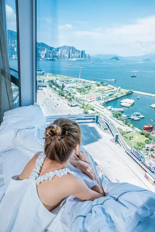 香港w酒店壮美客房,入住的香港酒店