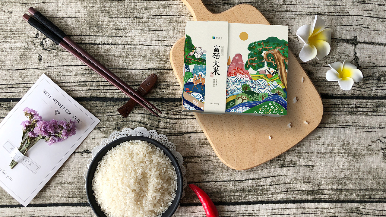 高端大气的大米包装,最高档的大米包装