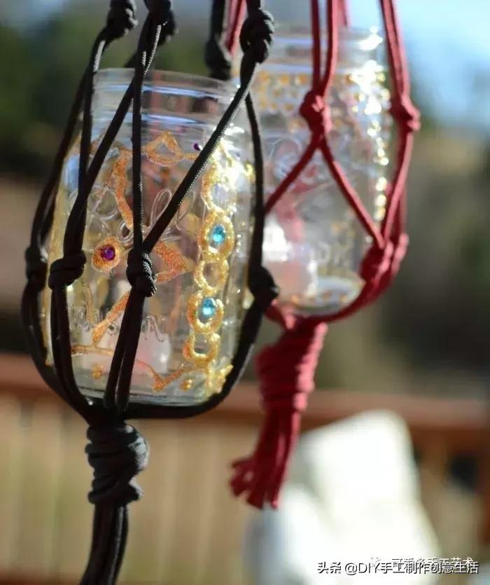 挂式收纳网袋钩织,钩织各种购物网袋收纳神器教程