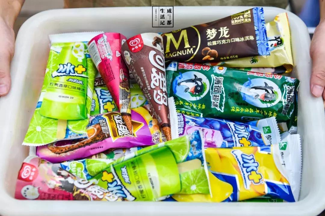 夏天成都走街串巷批发雪糕,成都食品批发市场雪糕