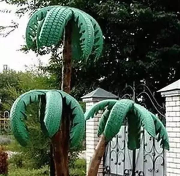 旧轮胎千万别扔变废为宝,旧轮胎不割怎么样做花盆