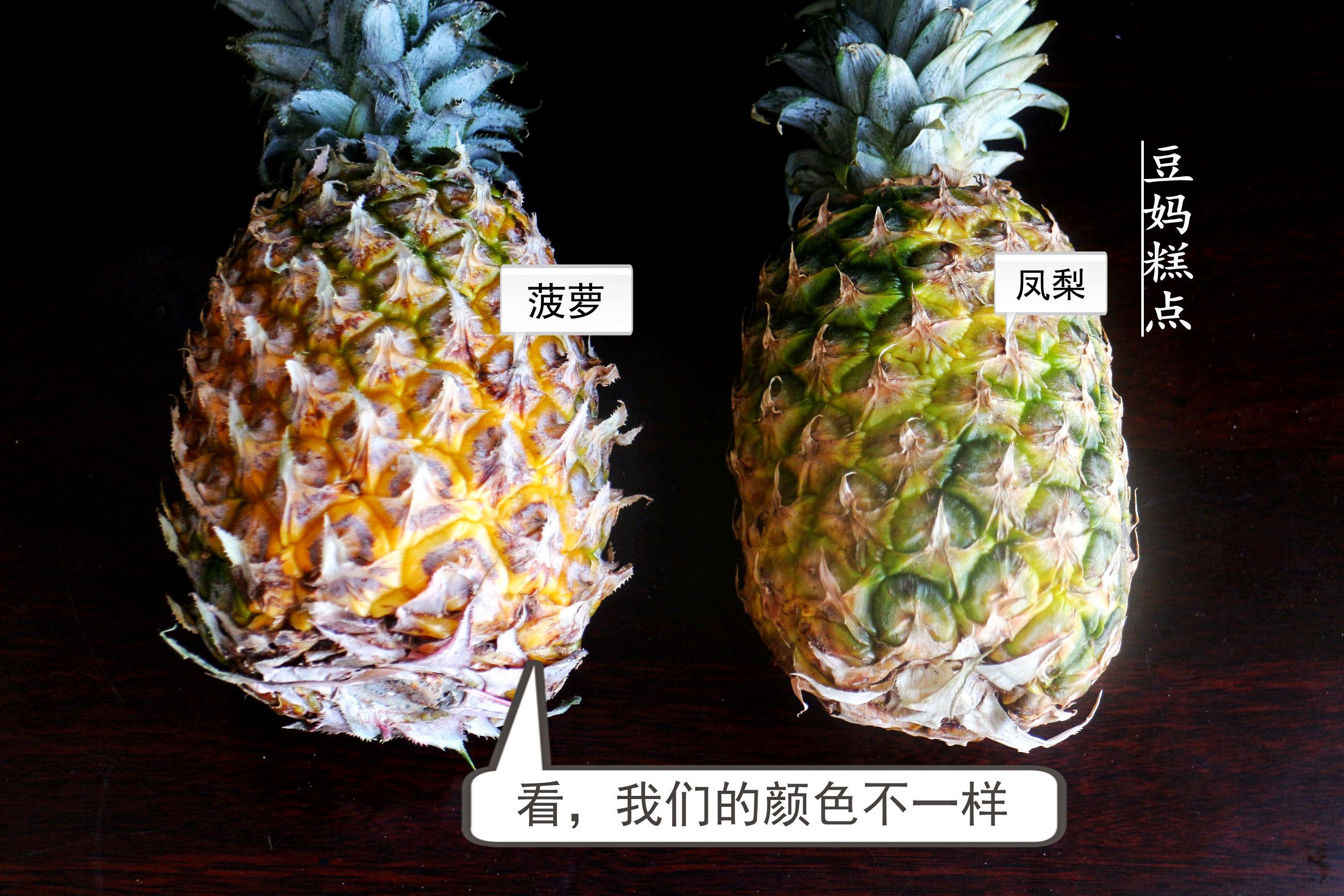 菠萝凤梨怎么鉴别图解,菠萝凤梨怎么选
