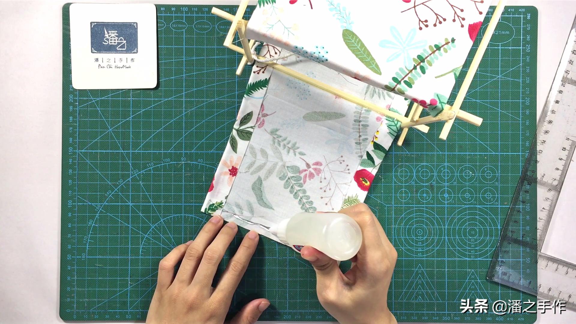 布艺灯笼手工制作教程简单,环保自制小灯笼