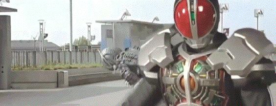 假面骑士的帅气的动作,假面骑士faiz20周年剧场版龙骑