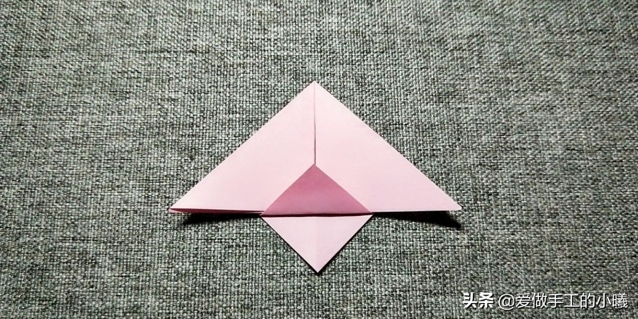 立体花怎么折简单又漂亮,手工折花最简单的五瓣花