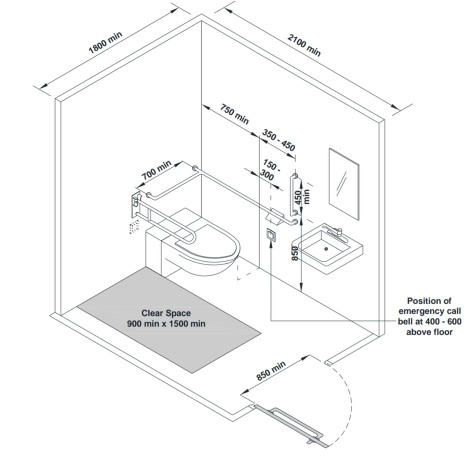 带卫生间卧室尺寸标准及图例,卫生间水电安装尺寸图