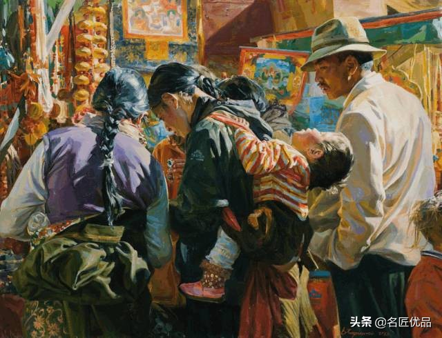 谁来超越他的油画？这浓郁的中国气息，居然是老外画的