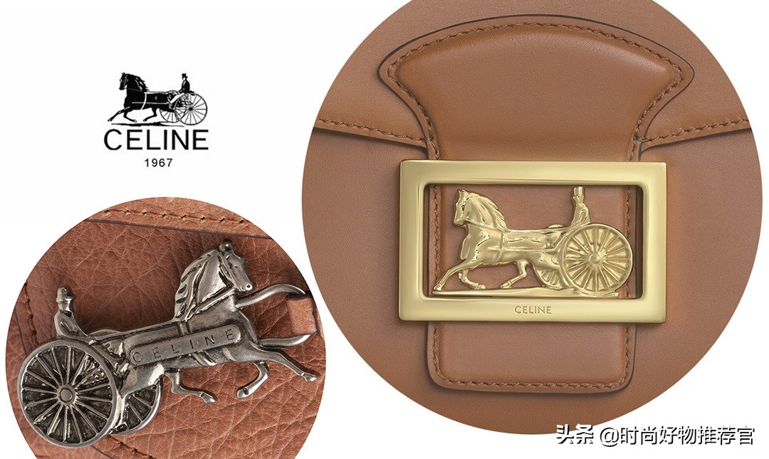 celine标志印花横款手袋,celine新款牛皮革手袋