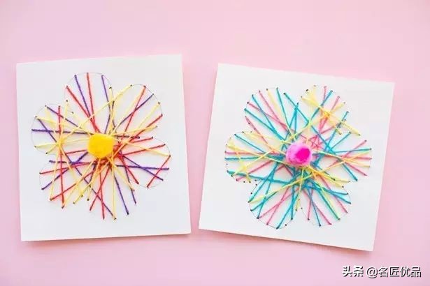 用绳子做亲子手工简单好看,儿童手工又简单又好玩的手工