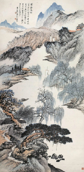 郑午昌书法真迹欣赏,郑午昌花鸟图100幅