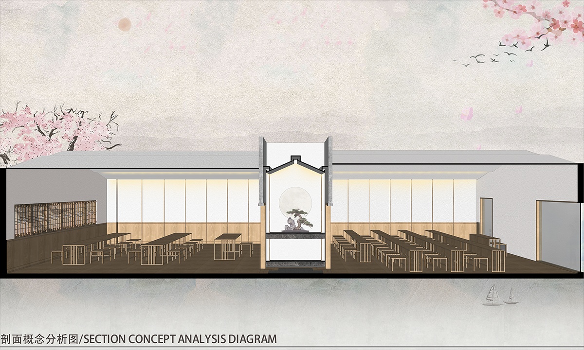仿古书院设计方案,传统文化书院规划设计