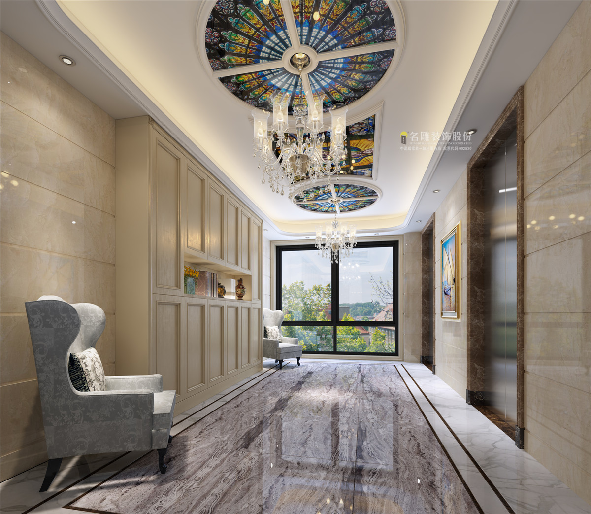 名雕装饰案例鉴赏丨欧式风别墅设计，经典风格，尽显奢华优雅