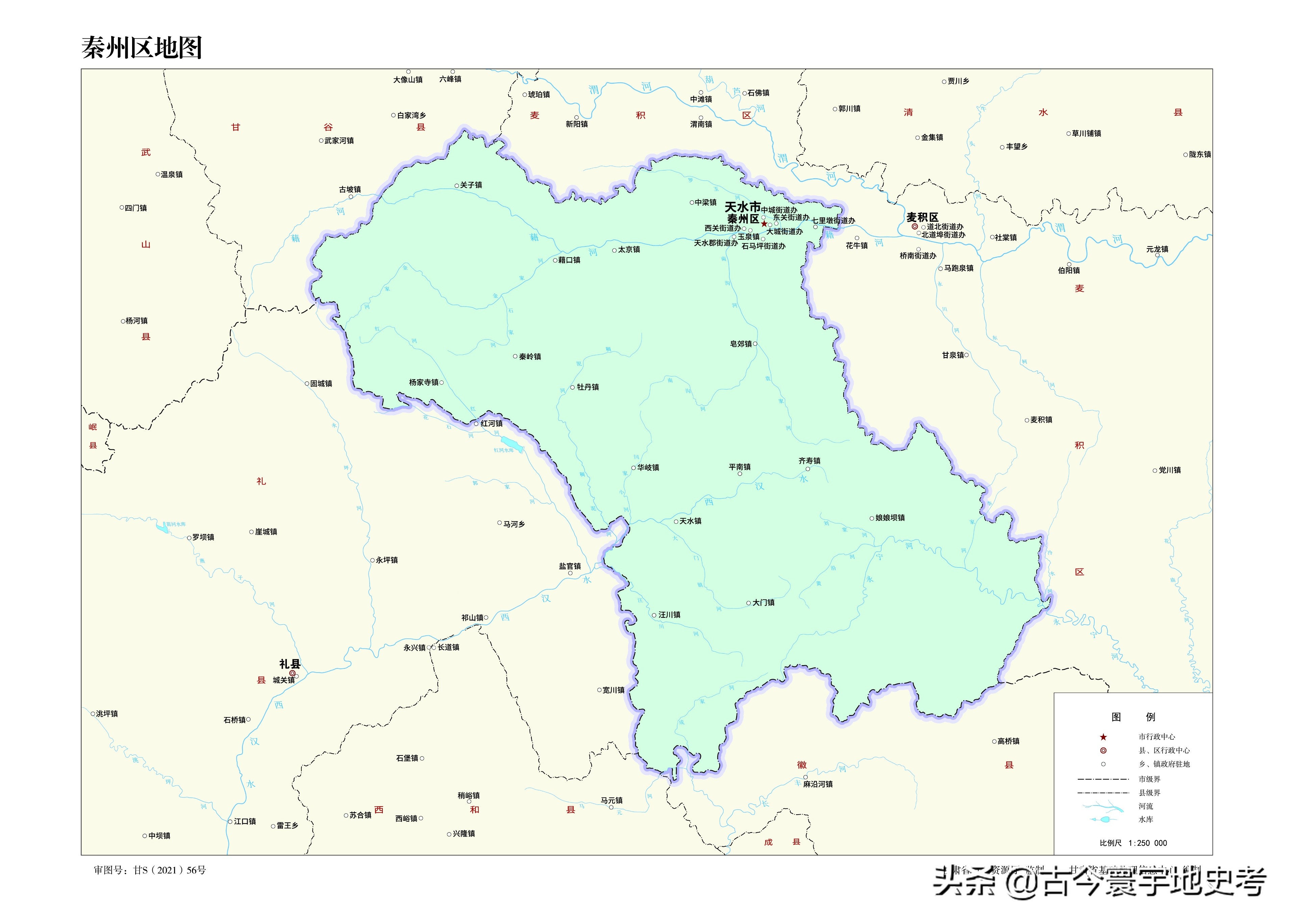甘肃省各市州县地图,甘肃省旅游交通地图