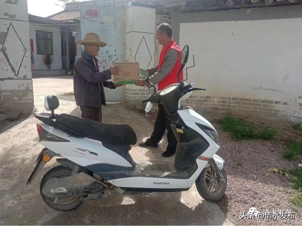 清水县白沙镇程沟村:“春风骑士团”服务吹暖群众心田