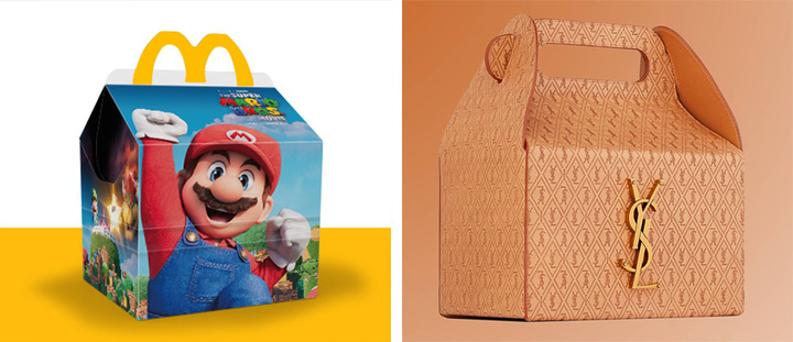麦当劳肯德基的外卖盒身价大涨，被LV和YSL做成万元包包