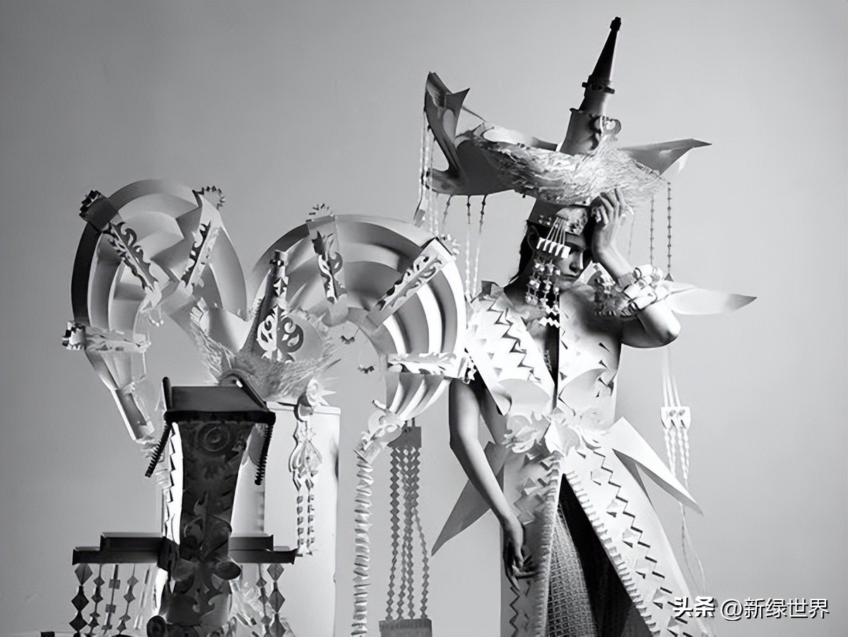 纸艺作品绘画,千变万化的纸艺术作品