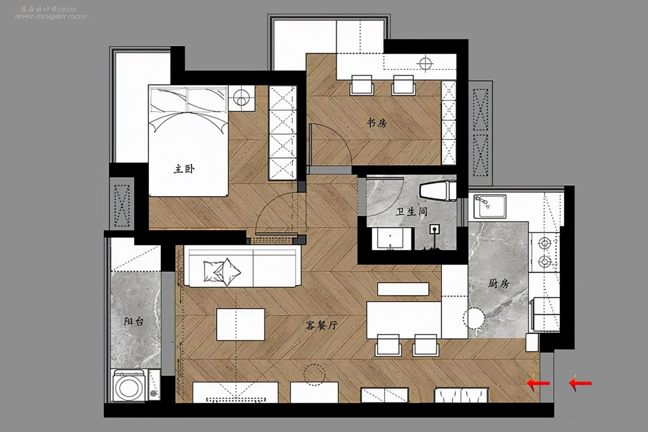 深圳夫妻装修小户型,深圳小夫妻婚房装修
