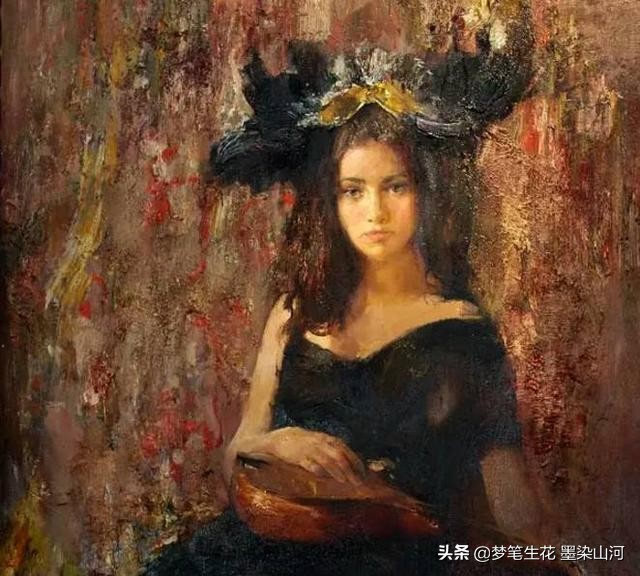 高清油画静物大师作品,欣赏超写实人物油画