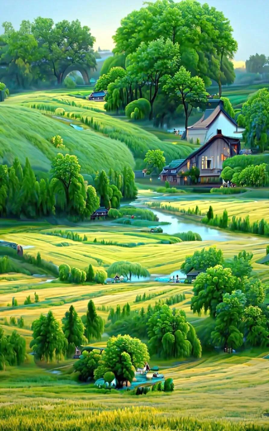 描写乡村田园风景的诗有哪些,关于描写山水田园风光的诗词短句