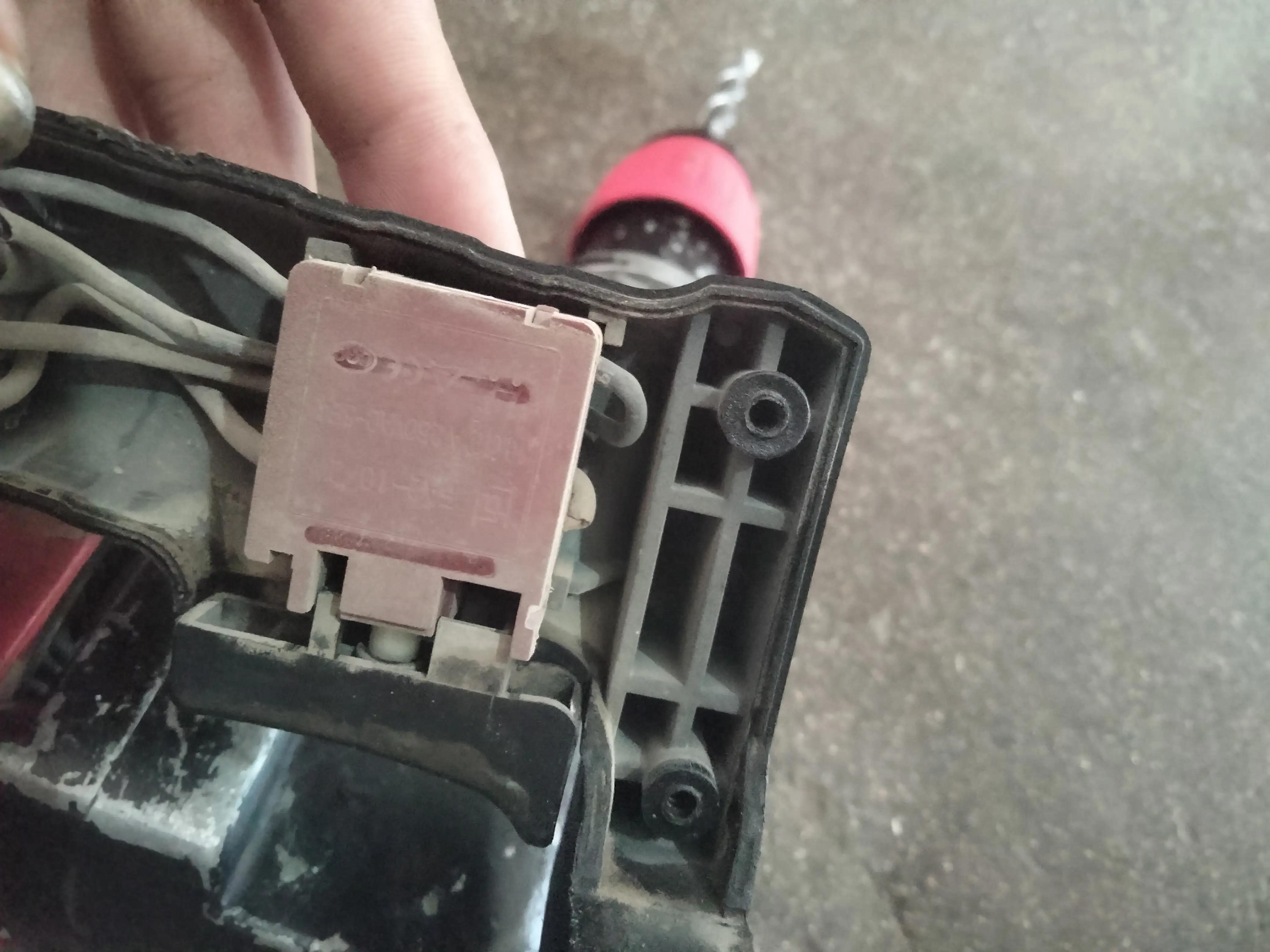 电锤电镐开关怎么接线视频,小电镐开关2个接头4根线怎么接线