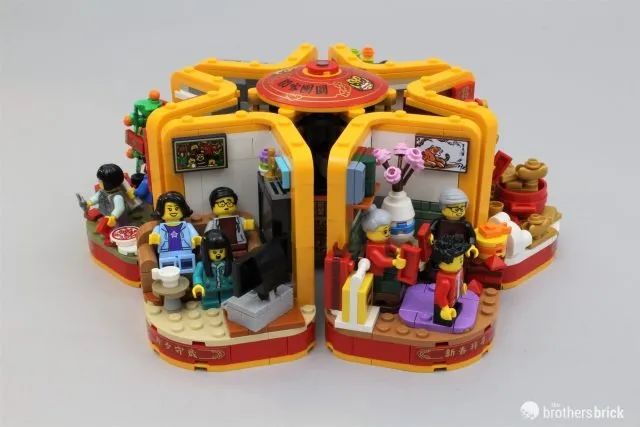 乐高80108,乐高新春80113乐满楼测评