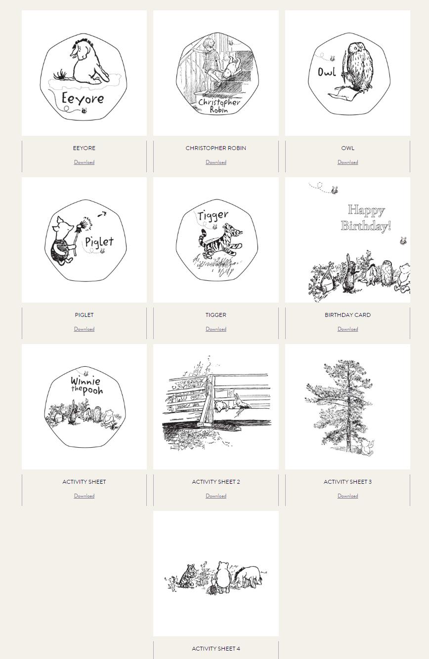 「英国」超可爱的小熊维尼系列钱币赏析