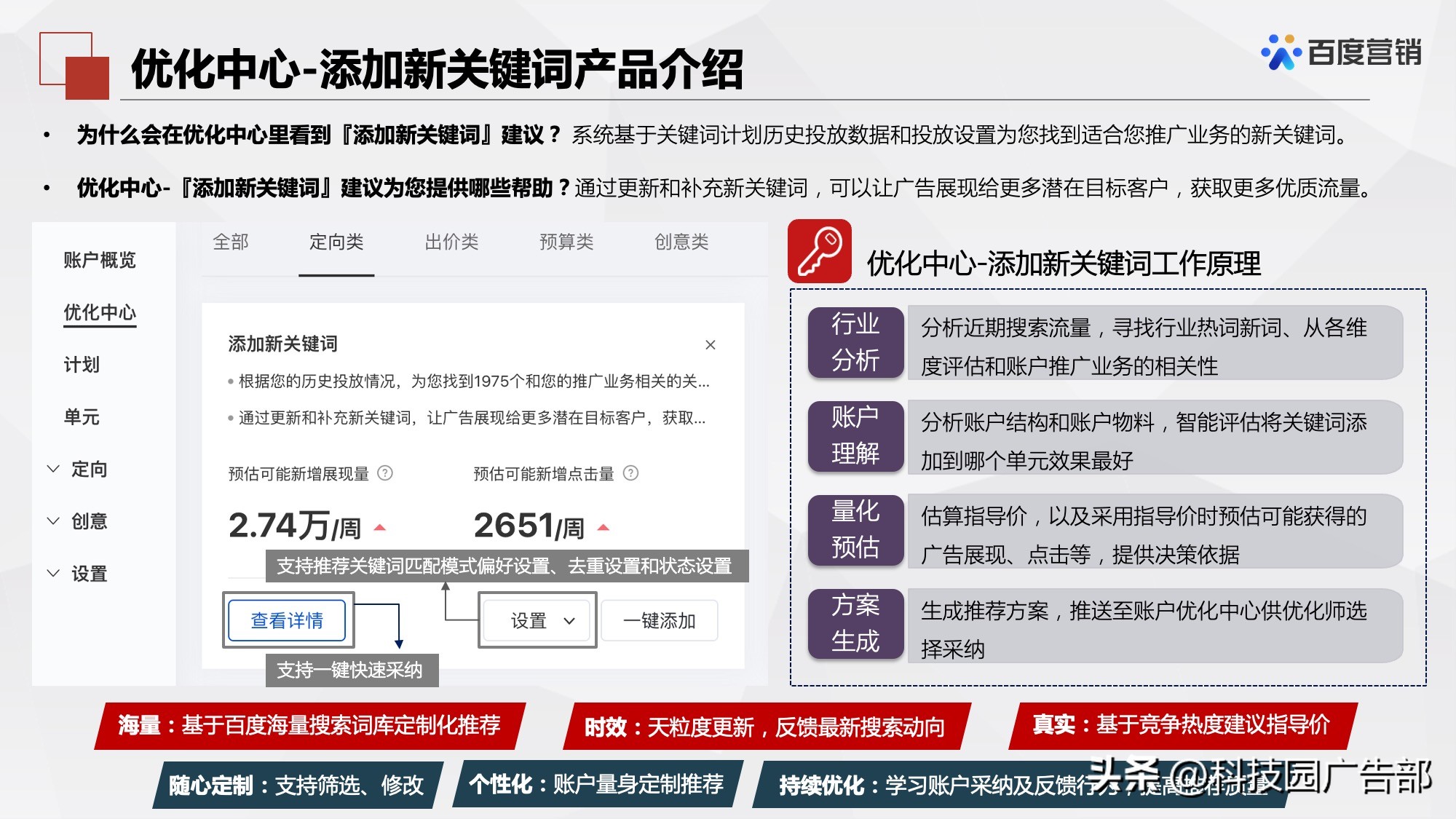 百度搜索推广关键词推荐和优化工具介绍