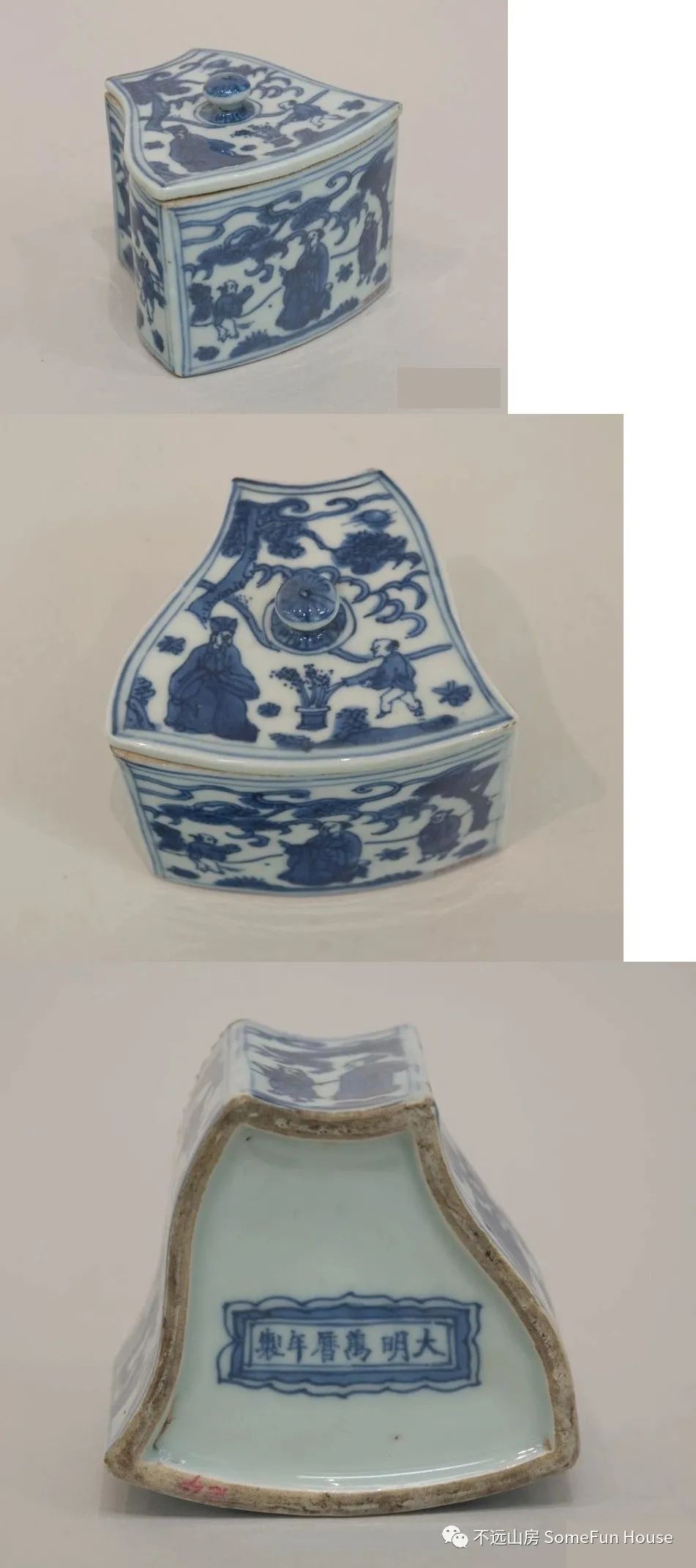 万历晚期青花瓷器特点,万历朝有没有无款官窑瓷器