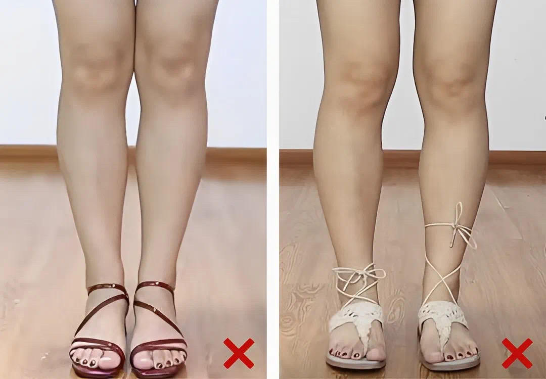 难怪都不穿运动鞋了，“过膝裙+凉鞋”真的太美了，增高还不捂脚
