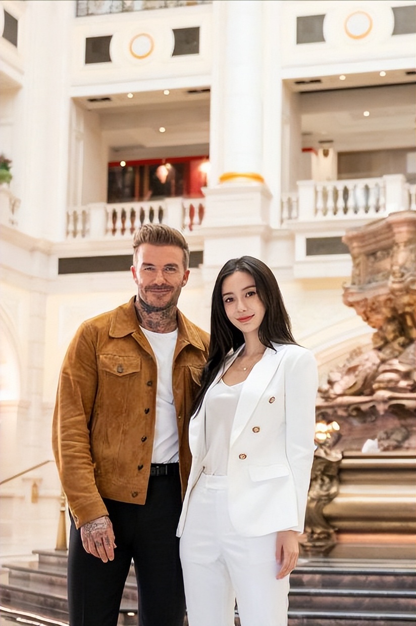 angelababy和贝克汉姆拍过广告,贝克汉姆和angelababy的短片