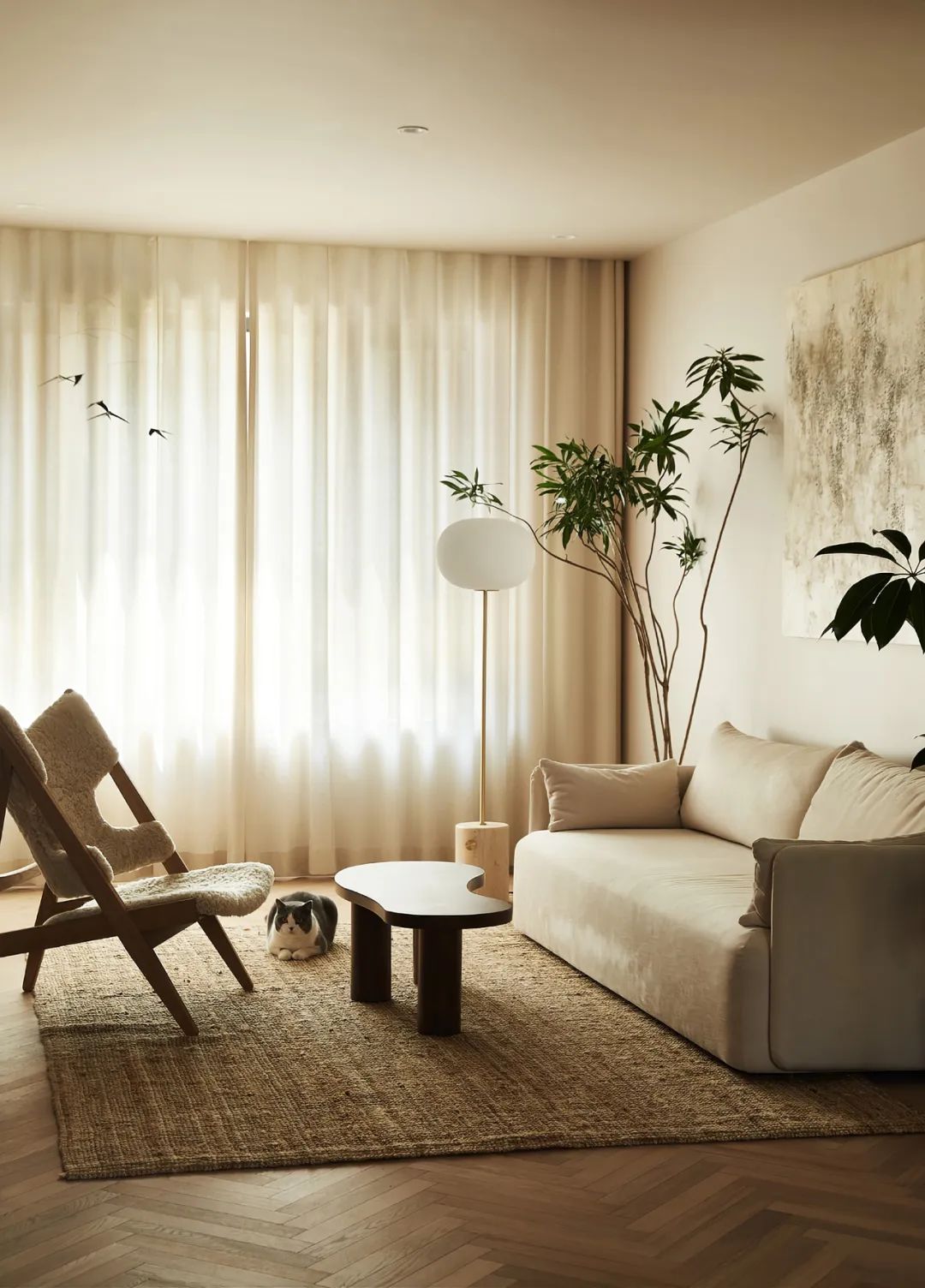 白色为主的客厅配什么颜色沙发图,客厅是白色的要选什么颜色的沙发