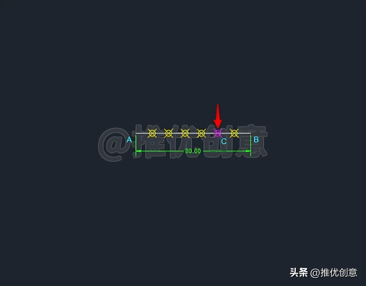 阿氏圆绘图实例教程（二）阿波罗尼斯圆autocadcad教学CAD练习题