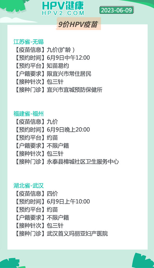 九价hpv疫苗将开放预约贵州,九价HPV疫苗3月8日摇号