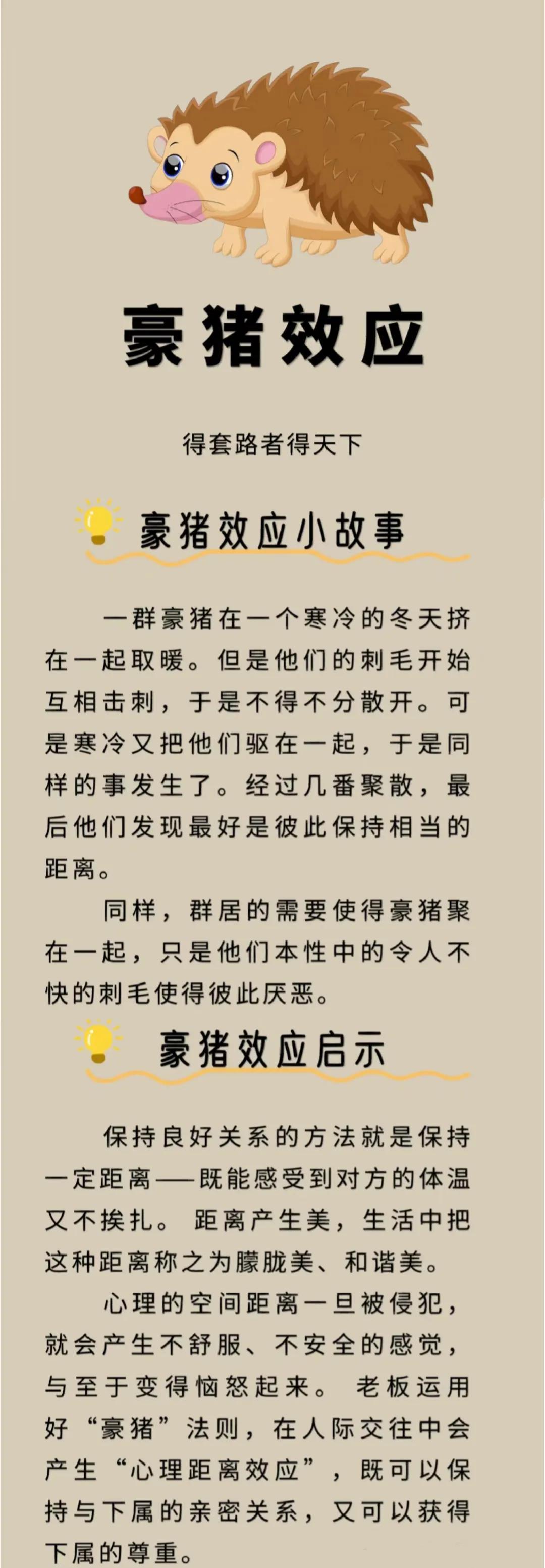 豪猪效应和刺猬法则,豪猪效应谁提出的