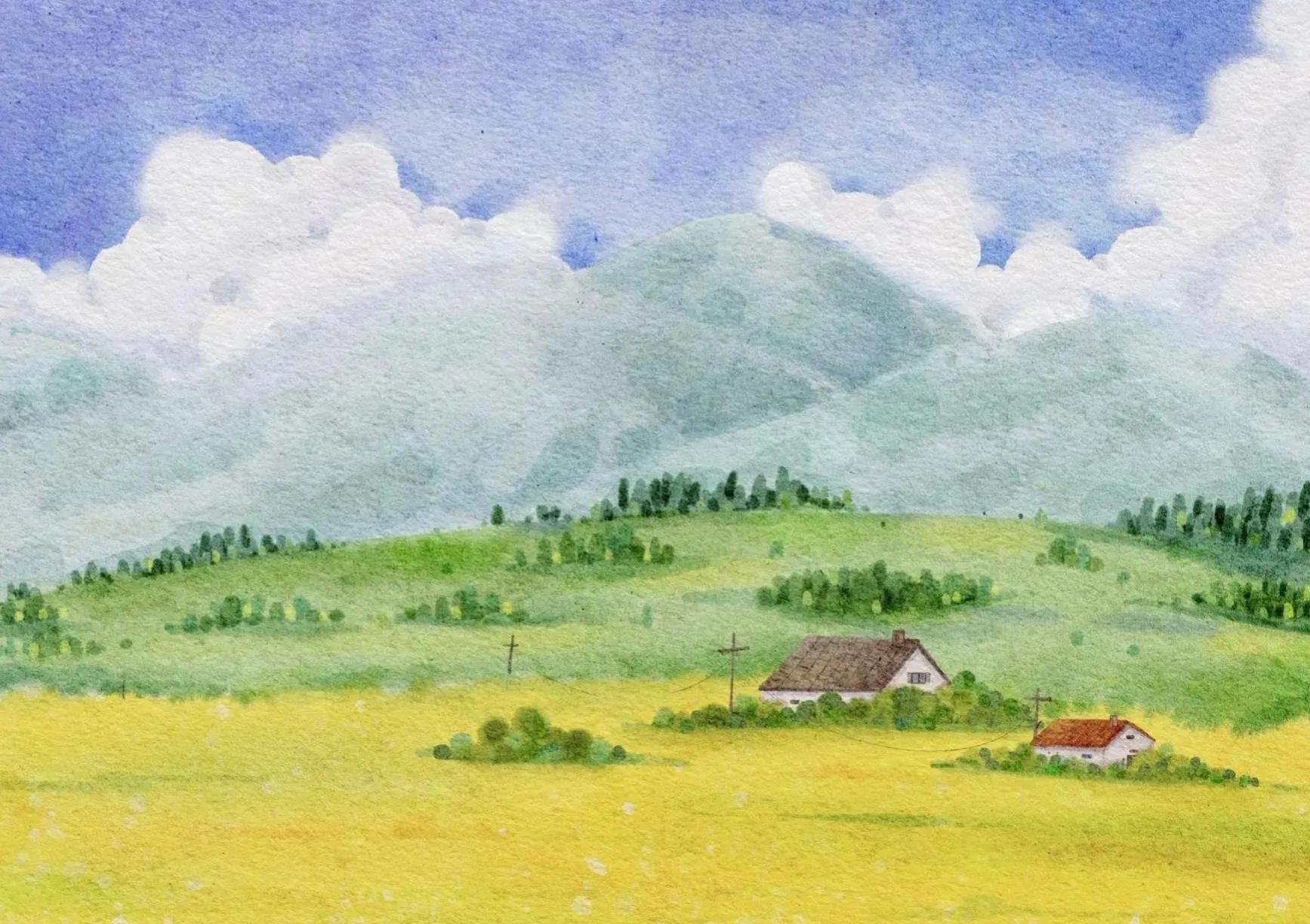 一组极具个人风格的插画,一组很有意境的插画